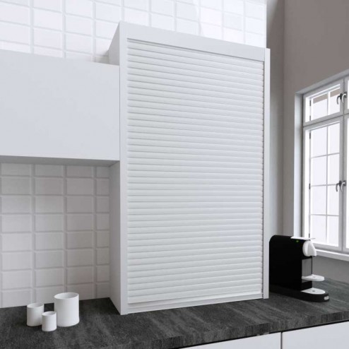 Kit para armário persiana cozinha branco mate 150x90