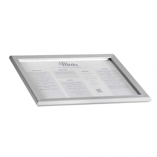 Porta-menus A3 Alumínio