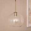 Luminária Pendente Vidro Cristal