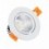 Foco Downlight LED 7 Co COB Circular branco Blanco70 mm Branco Quente