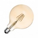Lâmpada de Filamento LED E27 6W 600 lm Regulável G125 Gold 2700K