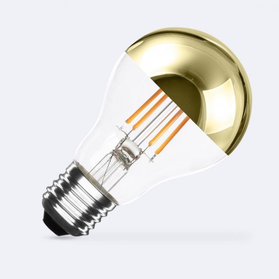 Lâmpada de Filamento LED E27 6W 600 lm A60 Gold Reflect 2200K