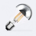 Lâmpada Filamento LED E27 8W 800 lm A60 Regulável Chrome Reflect 2200K