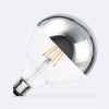 Lâmpada Filamento LED E27 8W 800 lm G125 Chrome Reflect 2200K