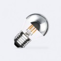 Lâmpada de Filamento LED E27 4W 400 lm G45 Chrome Reflect 2200K