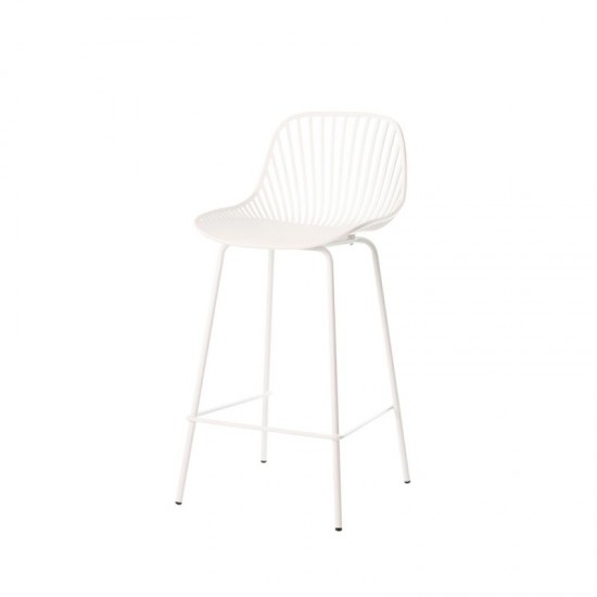 Taburete baixo PEYTON branco