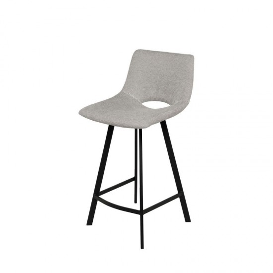 Banqueta baixa CLARK cinza claro
