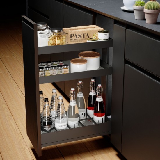 Garrafeira Extraível 3 Níveis Nova Flat Basal