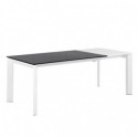 Mesa Ext. Tamara 160 Preto/Branco