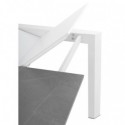 Mesa Ext. Tamara 160 Cinza/Branco
