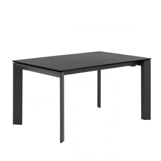 Mesa Ext. Tamara 160 Preto/Preto