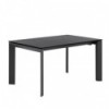 Mesa Ext. Lisa 140 Preto/Preto