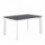Mesa Ext. Lisa 140 Preto/Branco