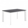 Mesa Ext. Lisa 140 Preto/Branco