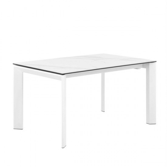 Mesa Ext. Lisa 140 Branco/Branco