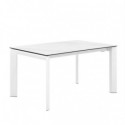 Mesa Ext. Lisa 140 Branco/Branco