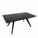 Mesa Ext. Kelly 160 Preto/Preto