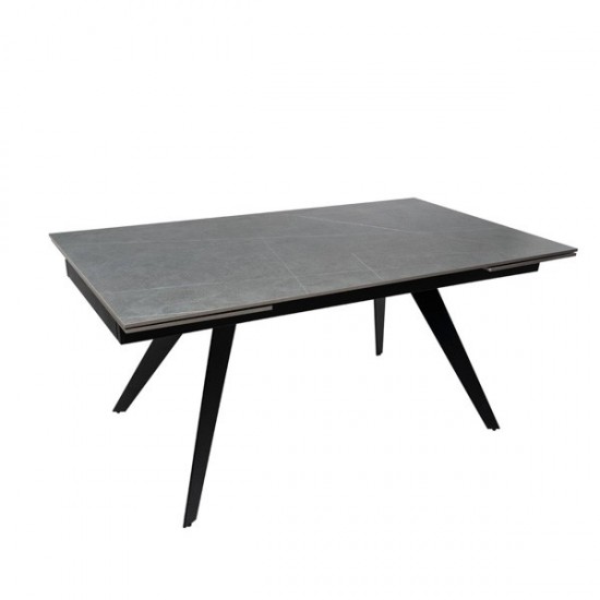 Mesa Ext. Kelly 160 Cinza/Preto