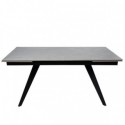 Mesa Ext. Kelly 160 Cinza/Preto