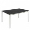 Mesa Ext. Janet 140 Preto/Branco