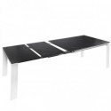 Mesa Ext. Janet 140 Preto/Branco