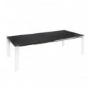 Mesa Ext. Janet 140 Preto/Branco