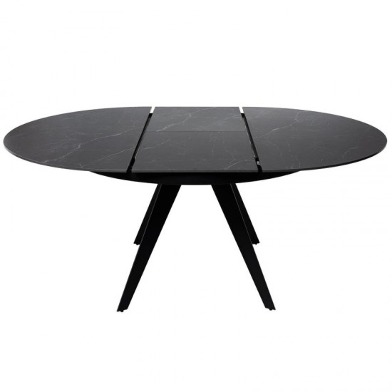 Mesa Ext. Luna 130 Preto/Preto