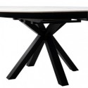 Mesa Ext. Zuri 130 Branco/Preto