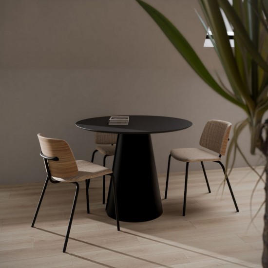 Mesa Daisy 100 Red.Fixa Preto