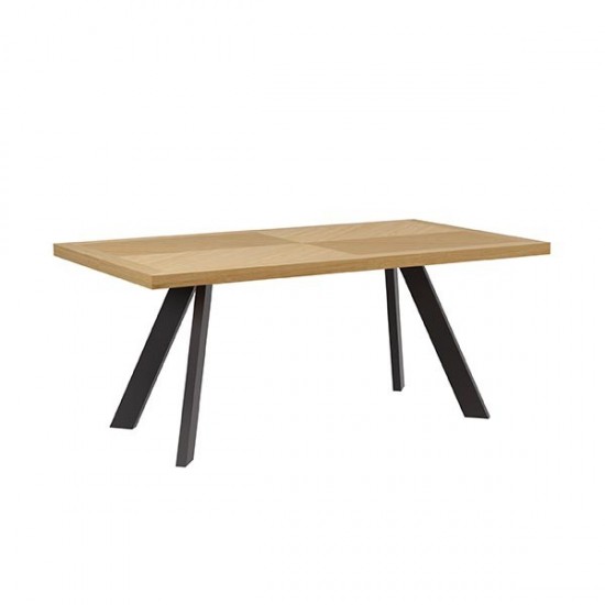 Mesa Fixa Kristel Carvalho/Preto