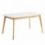 Mesa Ext. Kenna 140 Branco/Carvalho