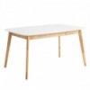 Mesa Ext. Kenna 140 Branco/Carvalho