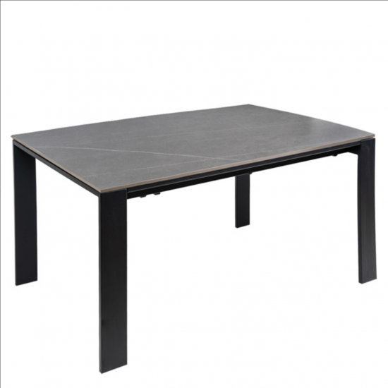Mesa Ext. Janet 140 Cinza/Preto
