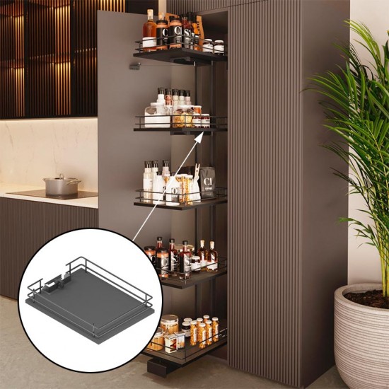 Cesta para Despenseiro Antracite Titán Compact