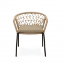Cadeira de exterior SOLENE preta