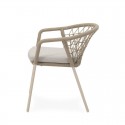Cadeira de exterior SOLENE bege