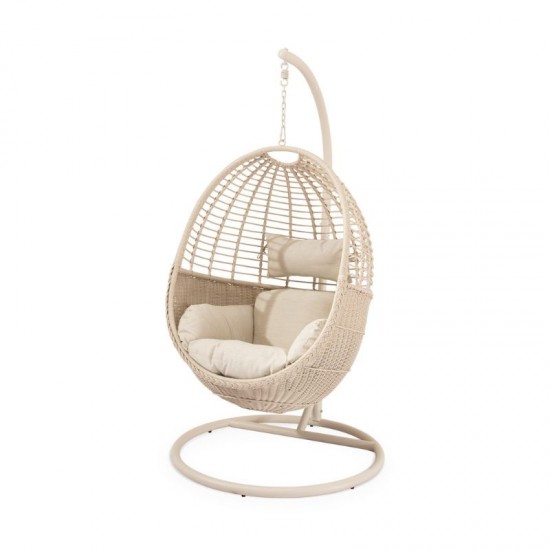 Poltrona suspensa de exterior HANNOVER bege