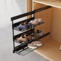 Gaveta Removível Chic para Sapateira em Armário com 3 Cestos
