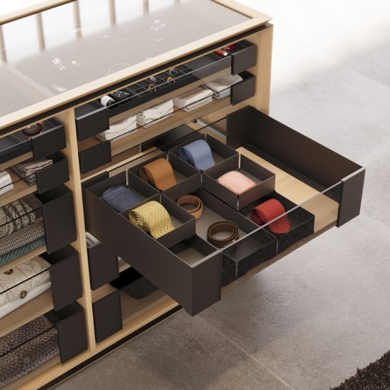 Bandeja Retangular Acessórios Chic para Armário