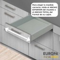 Gaveta Cozinha PVC Cinza Europa