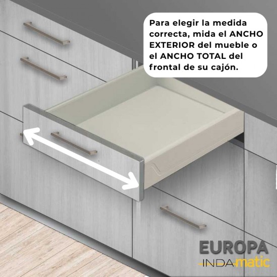 Gaveta Cozinha PVC Branco Europa