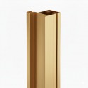 Perfil Gola Vertical Lateral Ouro 8018