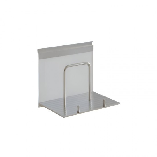 Portatablet em alumínio e vidro Linero Modern