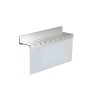 Porta-facas em alumínio e vidro Linero Modern