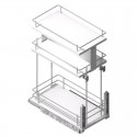 Rack para Garrafas Removível Aço Cromado Compact