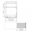 Rack para Garrafas Removível Aço Cromado Compact