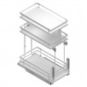Rack para Garrafas Removível Flat Aço Cromado