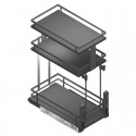 Rack para Garrafas Removível Flat Aço Antracite