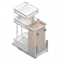Rack para Garrafas e Pão Removível Flat Aço Cromado
