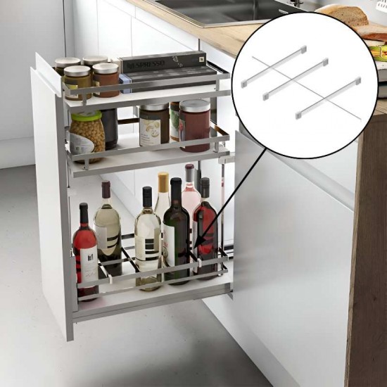 Separador Aço Cromo para Extraíveis Flat